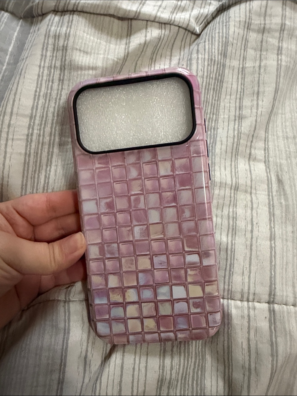 Brand new Pink Mosaic Phone Case - iphone17 promax